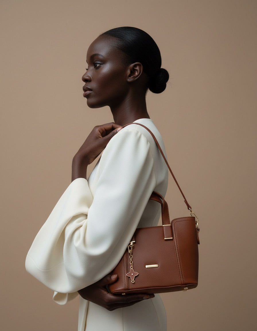 Charm Detaylı Mini Tote Çanta