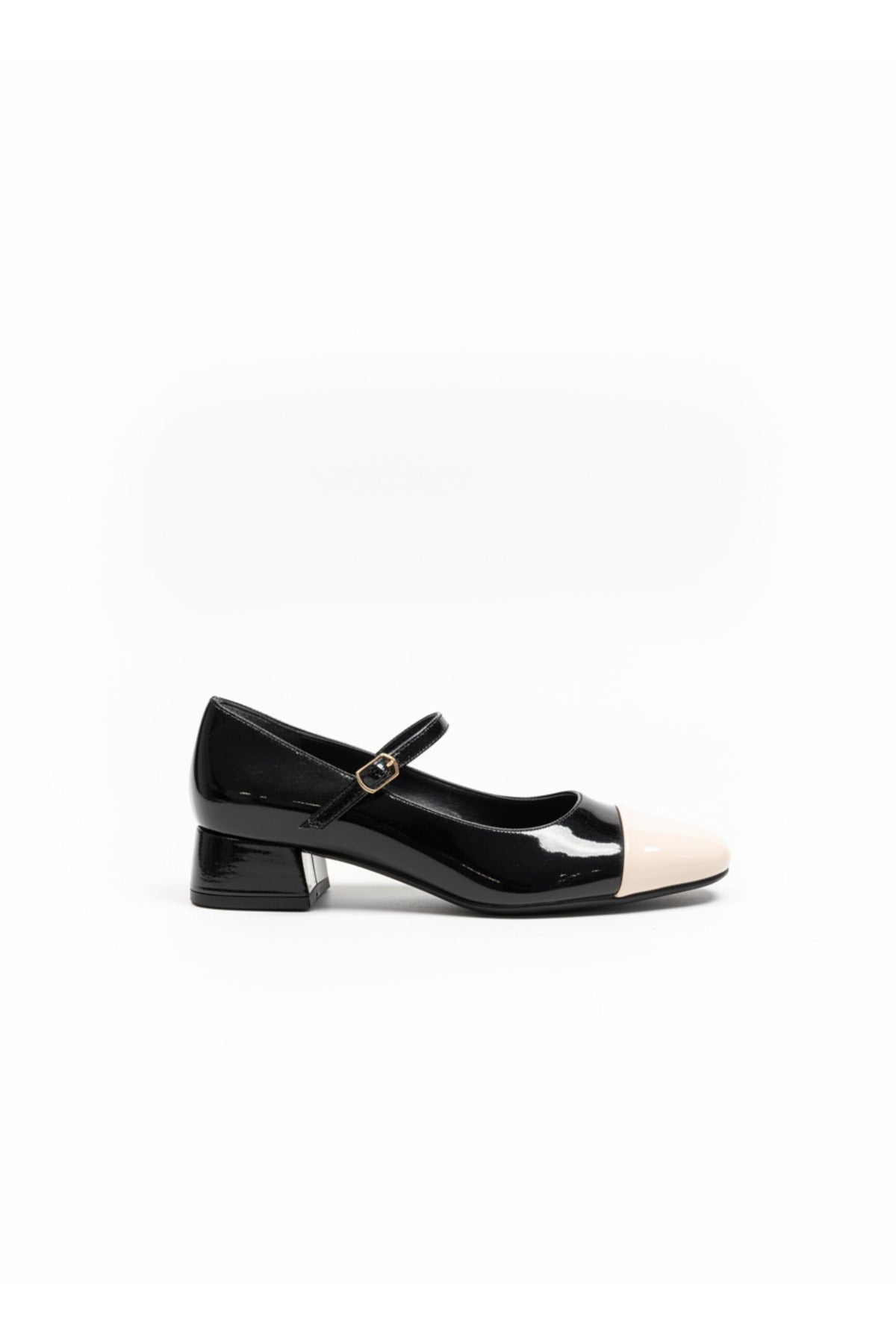 Ketty Patent Leather High-Heeled Women's Shoes - Black