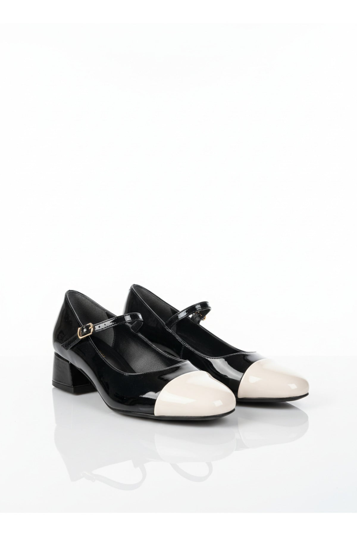 Ketty Patent Leather High-Heeled Women's Shoes - Black