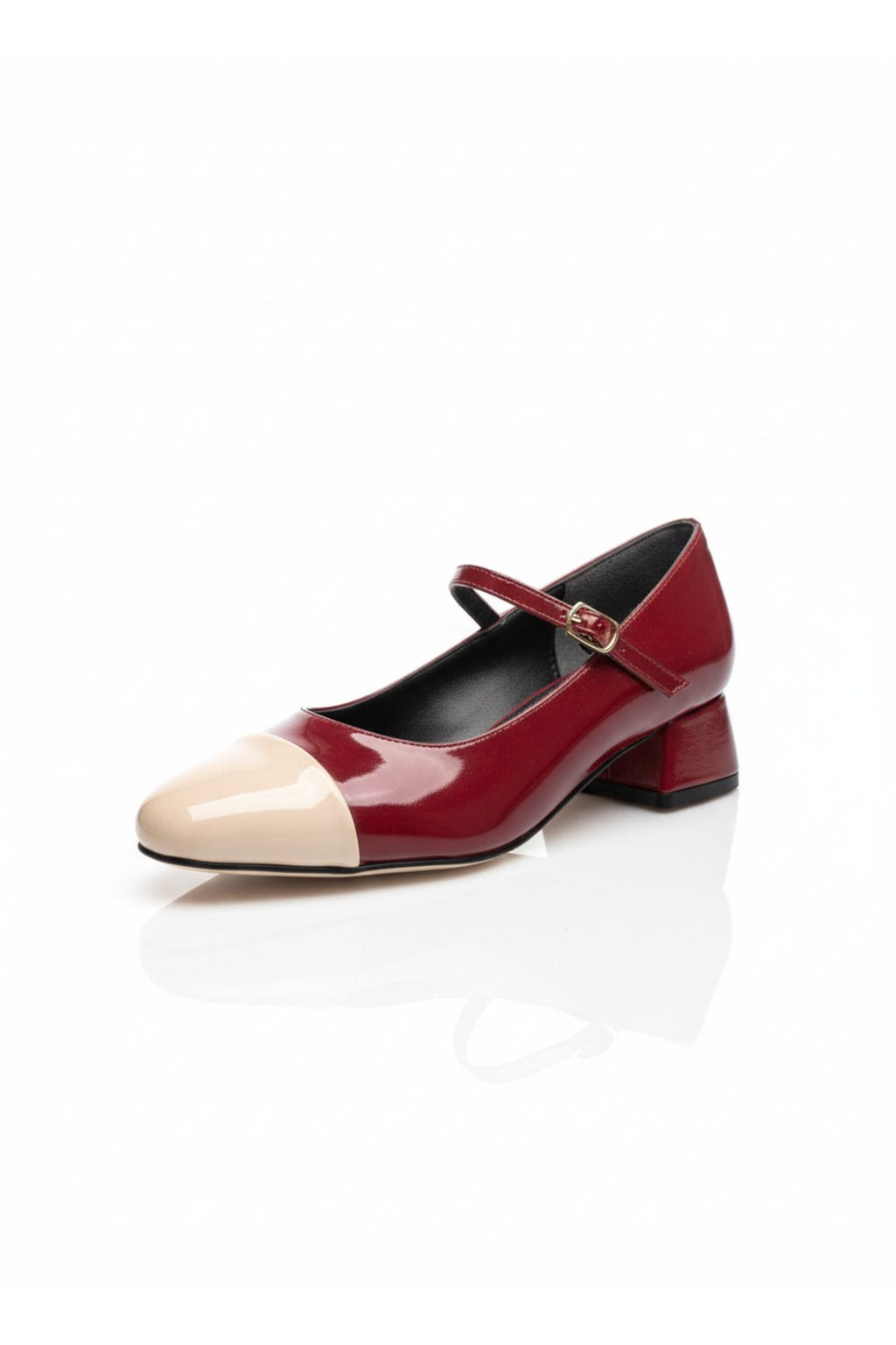 Ketty Patent Leather High-Heeled Women's Shoes - Black