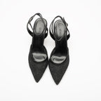 Lorenza Bilekten Bağlamalı Taş Detaylı Stiletto