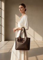 Miora Charm Detaylı Kadın Çanta- Acı Kahve