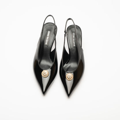 Noemi Arkası Açık Topuklu Ayakkabı