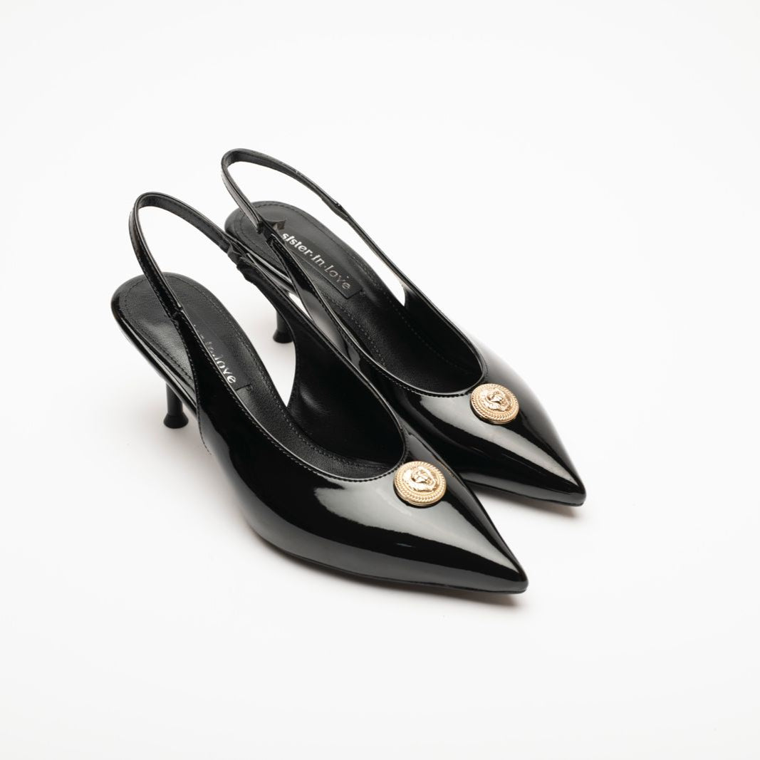 Noemi Open Back High Heel Shoes