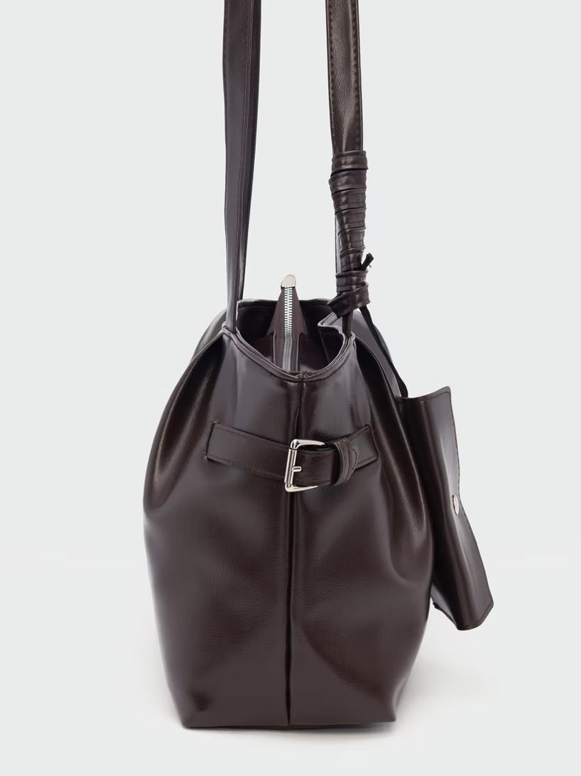 Zaneta Women's Shoulder Bag - Dark Brown