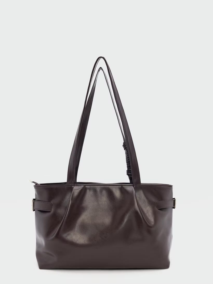 Zaneta Women's Shoulder Bag - Dark Brown