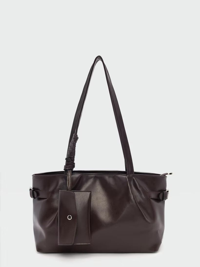 Zaneta Women's Shoulder Bag - Dark Brown