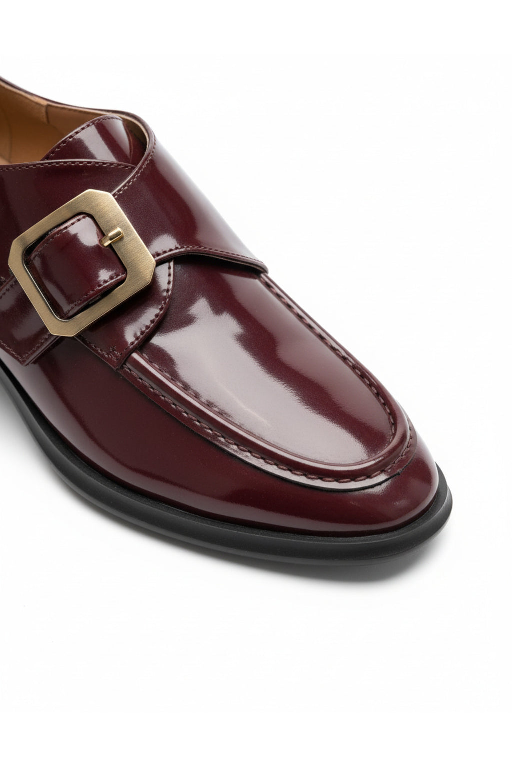 Zoe Toka Detaylı Parlak Rugan Kadın Loafer
