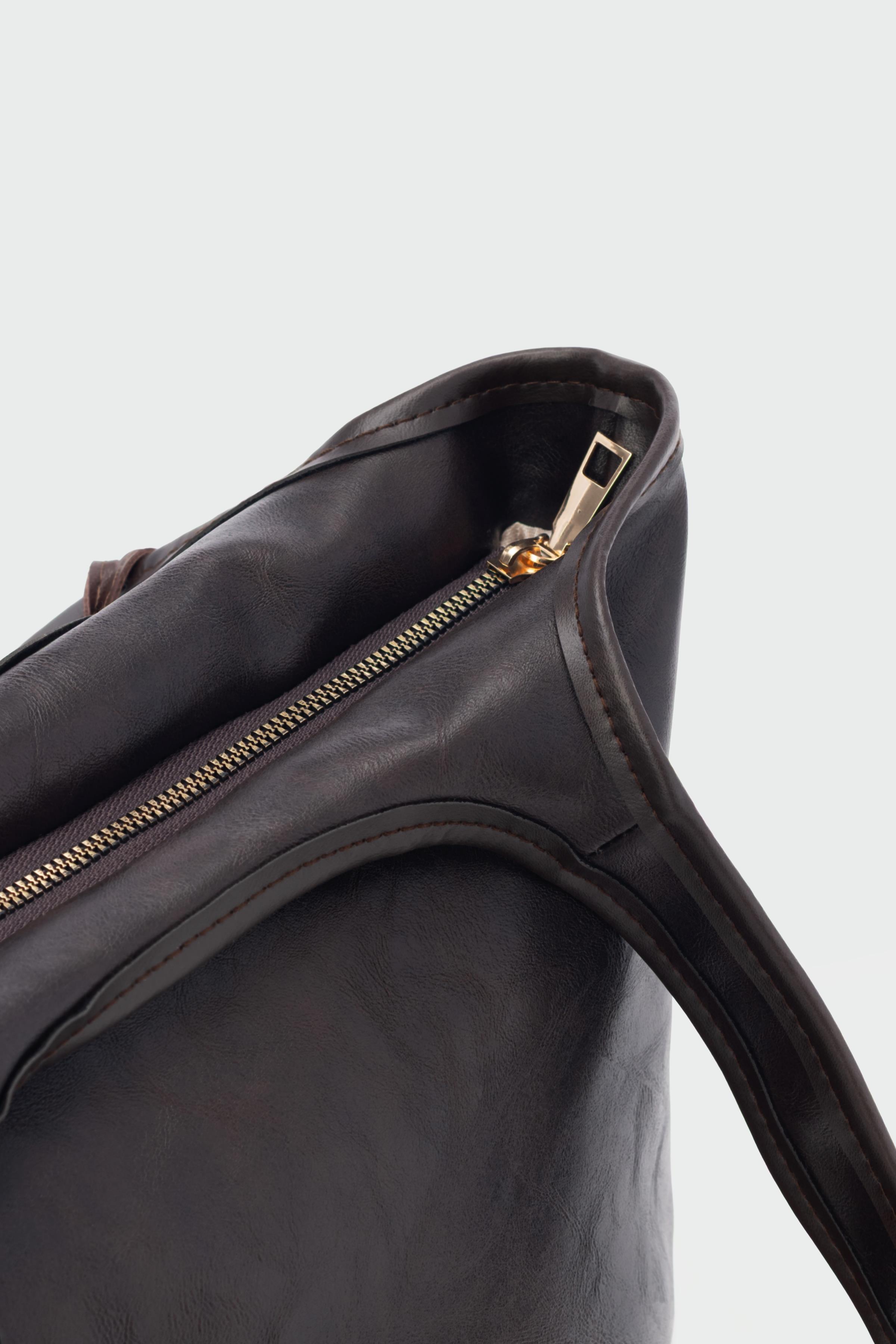 Miora Charm Detailed Women's Bag - Dark Brown